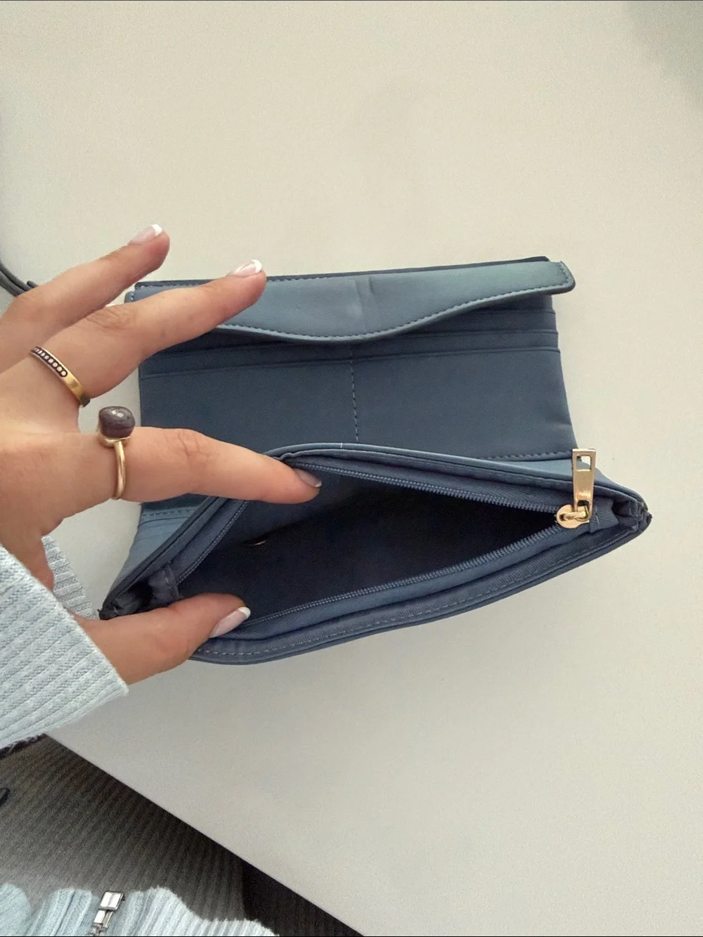a new day Blue Wristlet Clutch